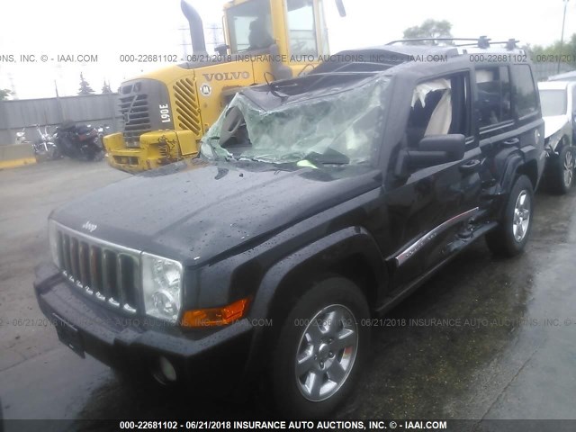 1J8HH58N58C175890 - 2008 JEEP COMMANDER LIMITED BLACK photo 2