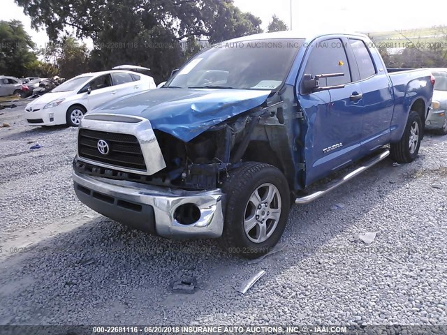 5TBRV54147S472291 - 2007 TOYOTA TUNDRA DOUBLE CAB SR5 BLUE photo 6