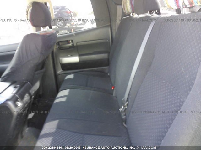 5TBRV54147S472291 - 2007 TOYOTA TUNDRA DOUBLE CAB SR5 BLUE photo 8