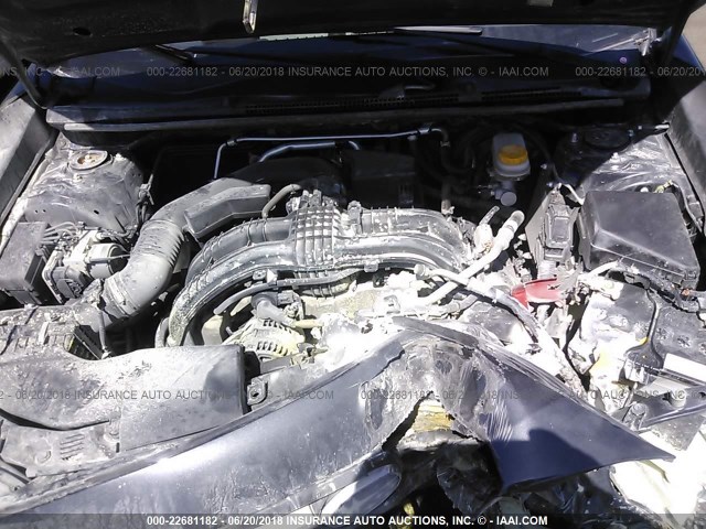 JF2GTADC3JH229390 - 2018 SUBARU CROSSTREK PREMIUM ნაცრისფერი ფოტო 10