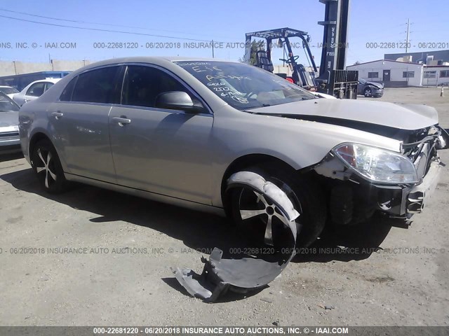 1G1ZB5EB2AF236584 - 2010 CHEVROLET MALIBU LS ოქროსფერი ფოტო 1