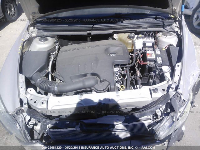 1G1ZB5EB2AF236584 - 2010 CHEVROLET MALIBU LS ოქროსფერი ფოტო 10