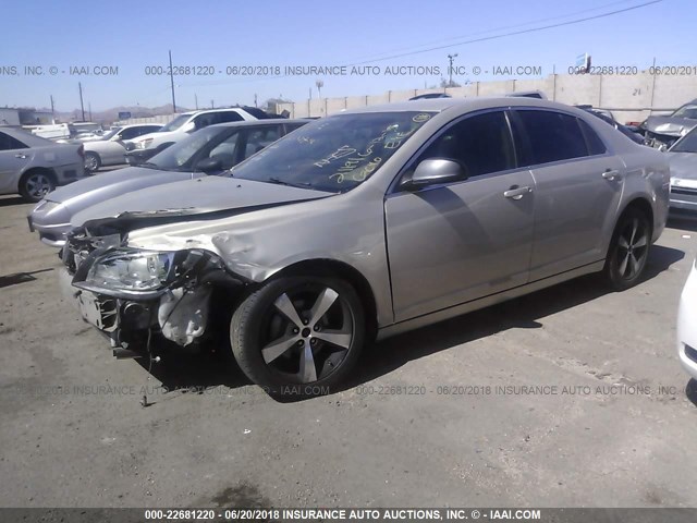 1G1ZB5EB2AF236584 - 2010 CHEVROLET MALIBU LS ოქროსფერი ფოტო 2