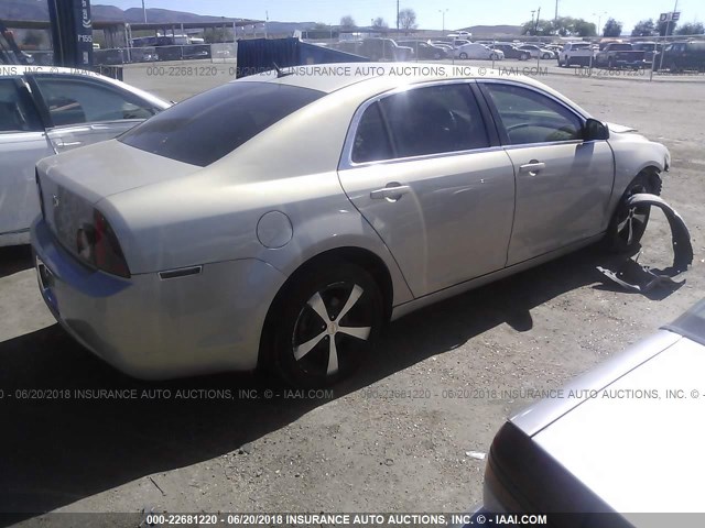 1G1ZB5EB2AF236584 - 2010 CHEVROLET MALIBU LS ოქროსფერი ფოტო 4