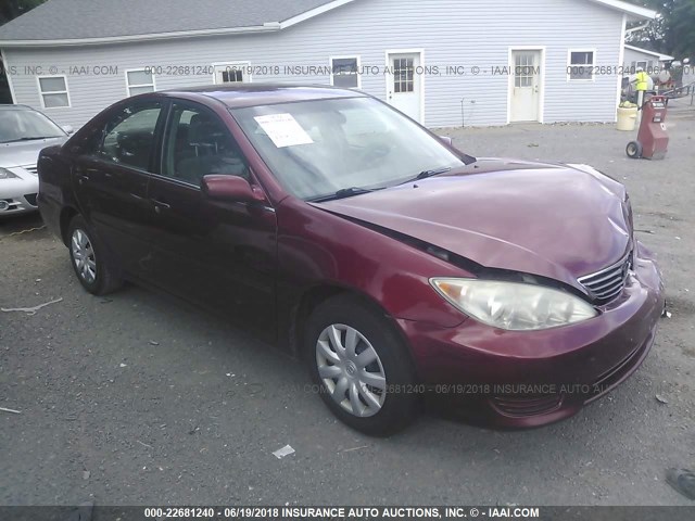 4T1BE32K35U040885 - 2005 TOYOTA CAMRY LE/XLE/SE იასამნისფერი ფოტო 1