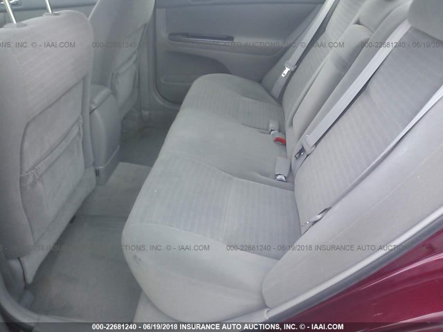 4T1BE32K35U040885 - 2005 TOYOTA CAMRY LE/XLE/SE იასამნისფერი ფოტო 8