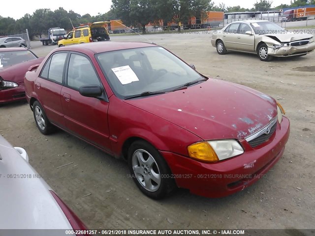 JM1BJ2212X0155439 - 1999 MAZDA PROTEGE ES RED photo 1