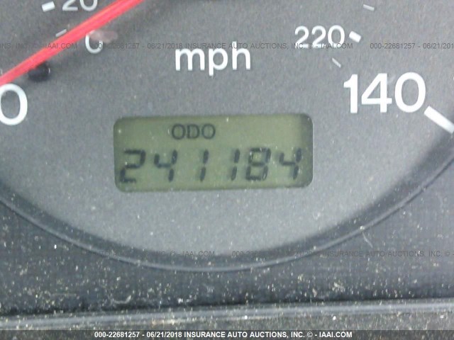 JM1BJ2212X0155439 - 1999 MAZDA PROTEGE ES RED photo 7