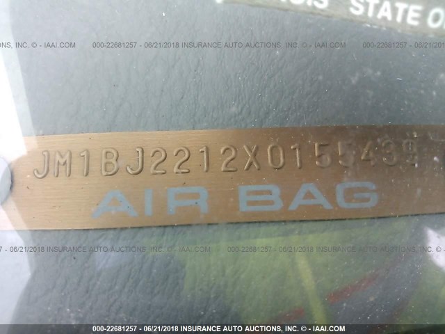 JM1BJ2212X0155439 - 1999 MAZDA PROTEGE ES RED photo 9