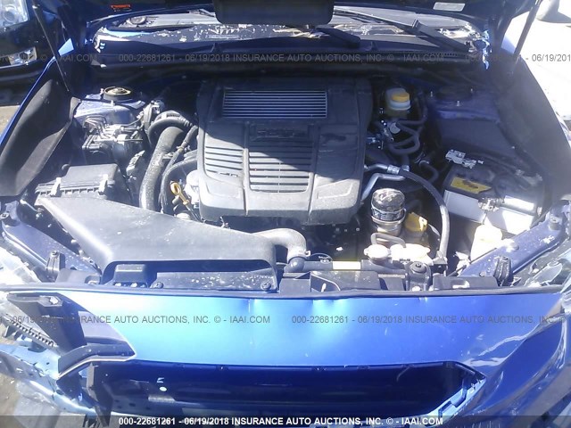 JF1VA1A63J9816912 - 2018 SUBARU WRX BLUE photo 9