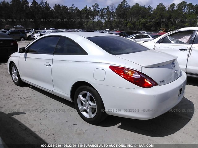 4T1CE38P94U853878 - 2004 TOYOTA CAMRY SOLARA SE/SLE თეთრი ფოტო 3