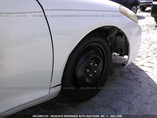 4T1CE38P94U853878 - 2004 TOYOTA CAMRY SOLARA SE/SLE თეთრი ფოტო 6