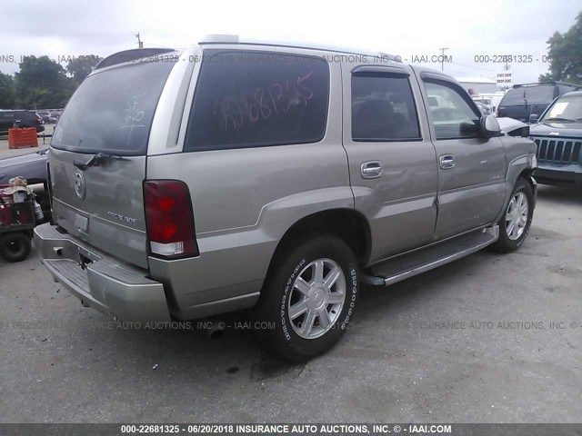 1GYEK63N23R111430 - 2003 CADILLAC ESCALADE LUXURY Şampan foto 4