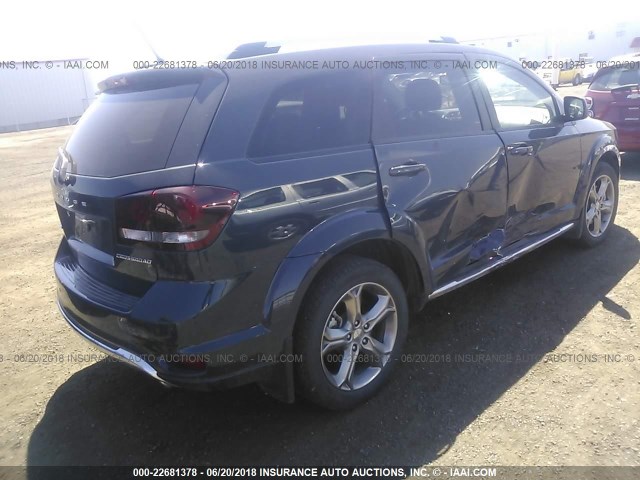 3C4PDDGG9HT703298 - 2017 DODGE JOURNEY CROSSROAD GRAY photo 4