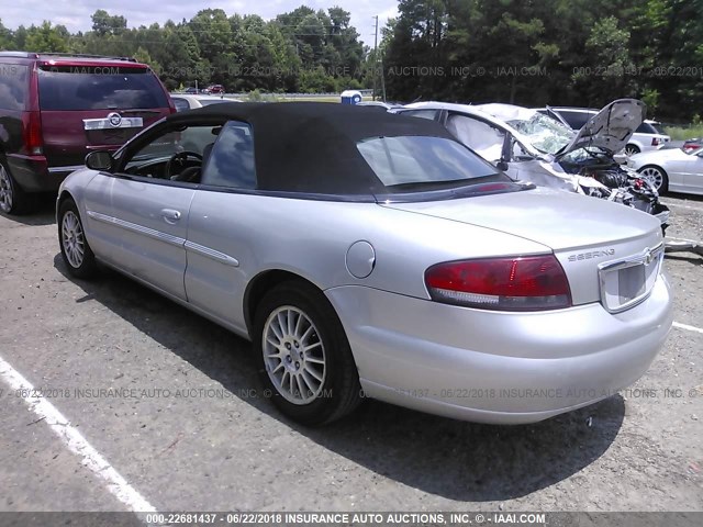 1C3EL55R85N629070 - 2005 CHRYSLER SEBRING TOURING SILVER photo 3