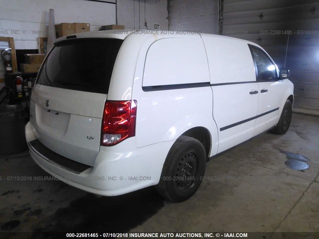 2C4JRGAG3DR654369 - 2013 RAM TRADESMAN WHITE photo 4