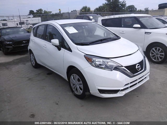 3N1CE2CP9JL365982 - 2018 NISSAN VERSA NOTE S/S PLUS/SV/SL/SR WHITE photo 1
