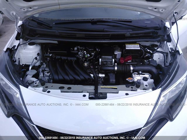 3N1CE2CP9JL365982 - 2018 NISSAN VERSA NOTE S/S PLUS/SV/SL/SR WHITE photo 10