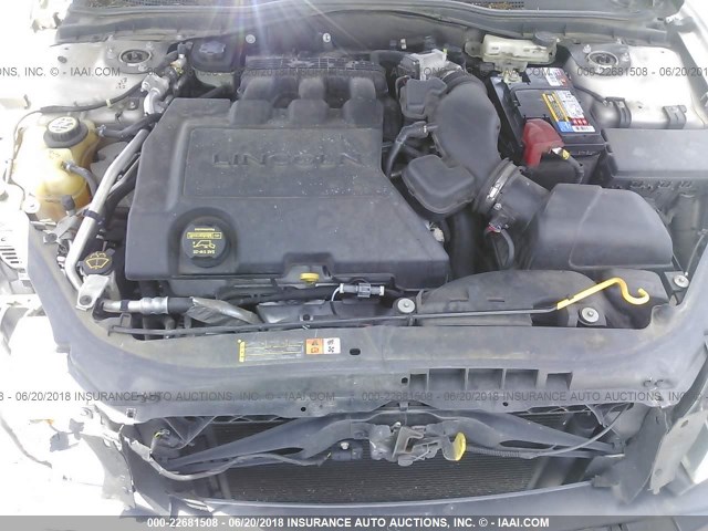 3LNHM26T59R620257 - 2009 LINCOLN MKZ BEIGE photo 10