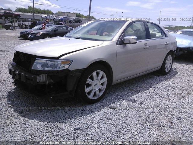 3LNHM26T59R620257 - 2009 LINCOLN MKZ BEIGE photo 2