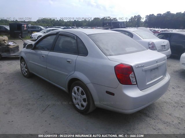 KL5JD56Z45K143983 - 2005 SUZUKI FORENZA S SILVER photo 3