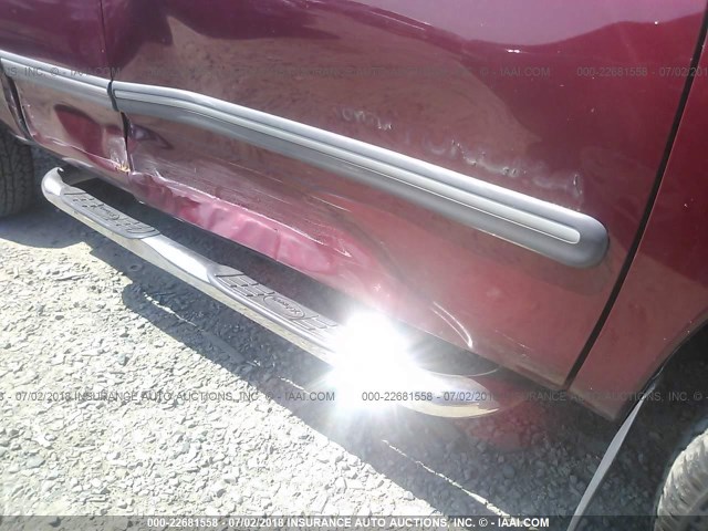 5TBRN34161S214799 - 2001 TOYOTA TUNDRA ACCESS CAB SR5 RED photo 6