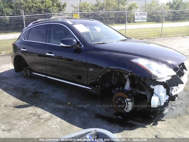 JN1BJ0RP6HM385724 - 2017 INFINITI QX50 PURPLE photo 1