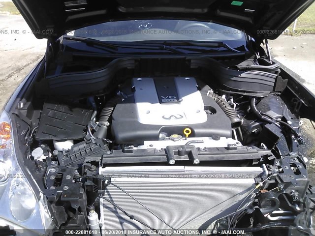 JN1BJ0RP6HM385724 - 2017 INFINITI QX50 PURPLE photo 10