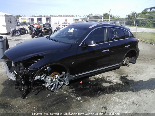 JN1BJ0RP6HM385724 - 2017 INFINITI QX50 PURPLE photo 2