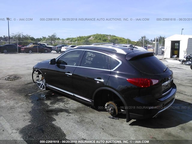 JN1BJ0RP6HM385724 - 2017 INFINITI QX50 PURPLE photo 3