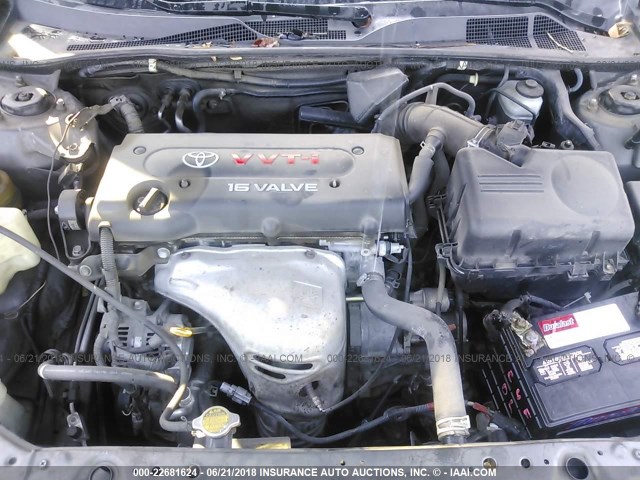 4T1BE32K02U510804 - 2002 TOYOTA CAMRY LE/XLE/SE ნაცრისფერი ფოტო 10