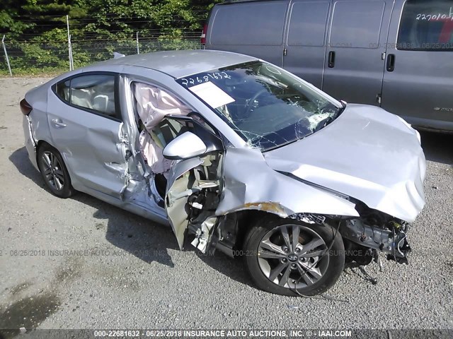 5NPD84LF9JH268471 - 2018 HYUNDAI ELANTRA SEL/VALUE/LIMITED SILVER photo 1