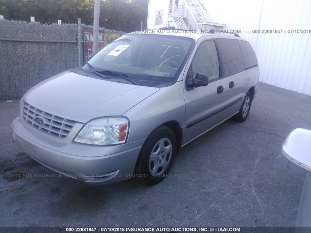 2FMZA51696BA36180 - 2006 FORD FREESTAR SE SILVER photo 2