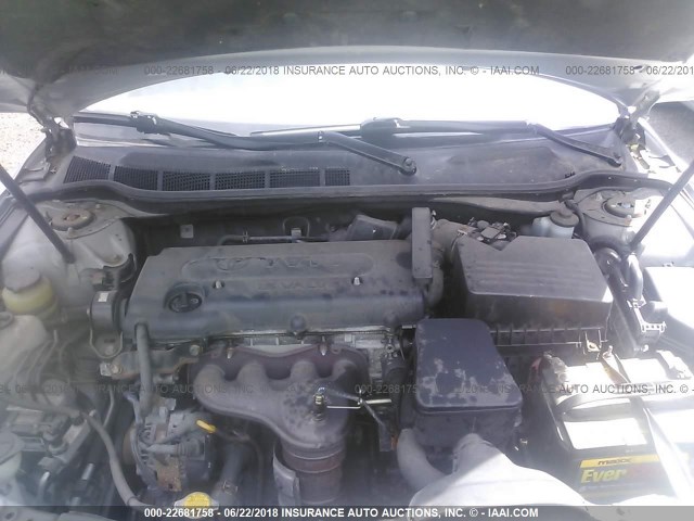 4T1BE46K57U641170 - 2007 TOYOTA CAMRY NEW GENERAT CE/LE/XLE/SE SILVER photo 10