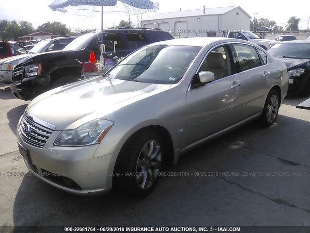 JNKAY01F56M265092 - 2006 INFINITI M35 SPORT BEIGE photo 2