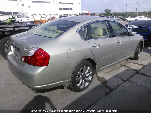 JNKAY01F56M265092 - 2006 INFINITI M35 SPORT BEIGE photo 4