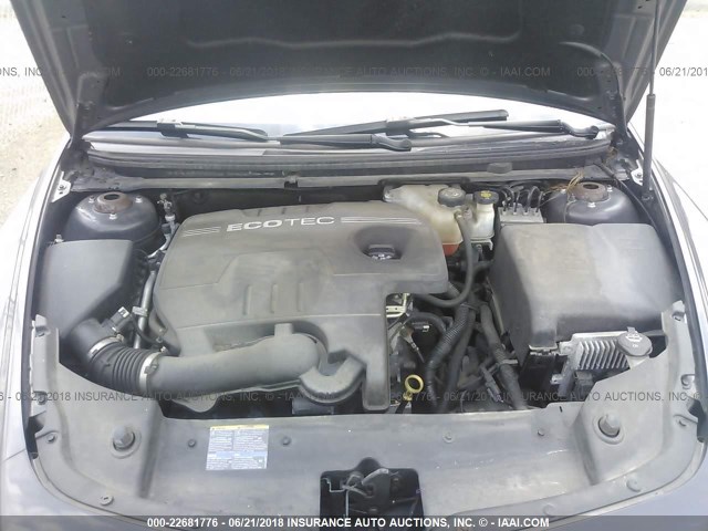 1G1ZC5EB8A4156179 - 2010 CHEVROLET MALIBU 1LT 灰色 照片 10