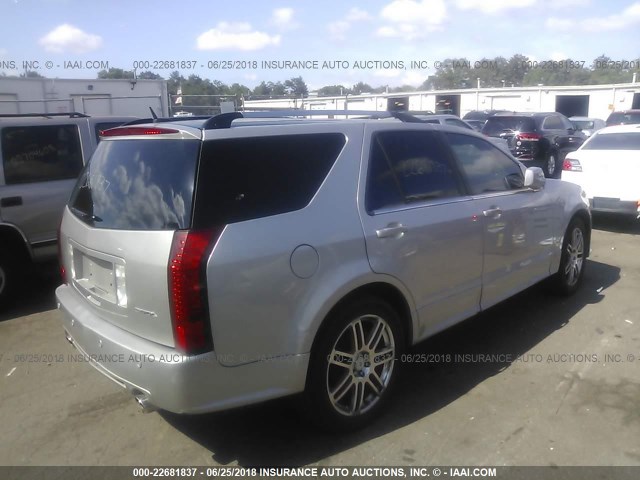 1GYEE637870191318 - 2007 CADILLAC SRX SILVER photo 4