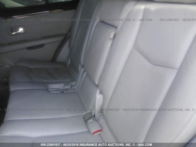 1GYEE637870191318 - 2007 CADILLAC SRX SILVER photo 8