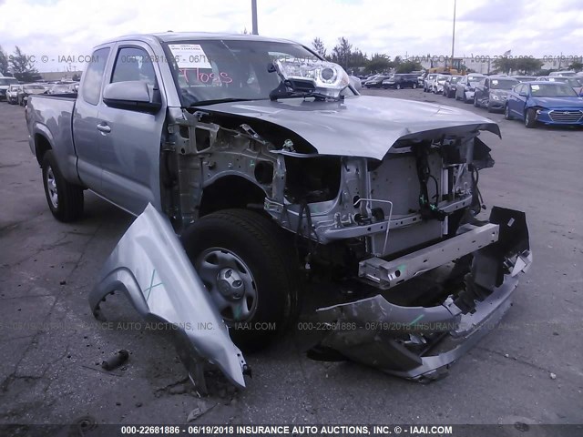 5TFRX5GN1HX094510 - 2017 TOYOTA TACOMA ACCESS CAB/SR/SR5 SILVER photo 1