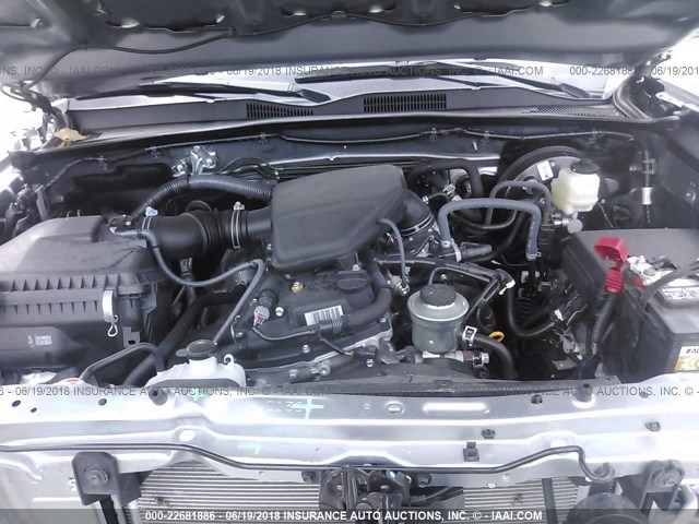 5TFRX5GN1HX094510 - 2017 TOYOTA TACOMA ACCESS CAB/SR/SR5 银色 照片 10