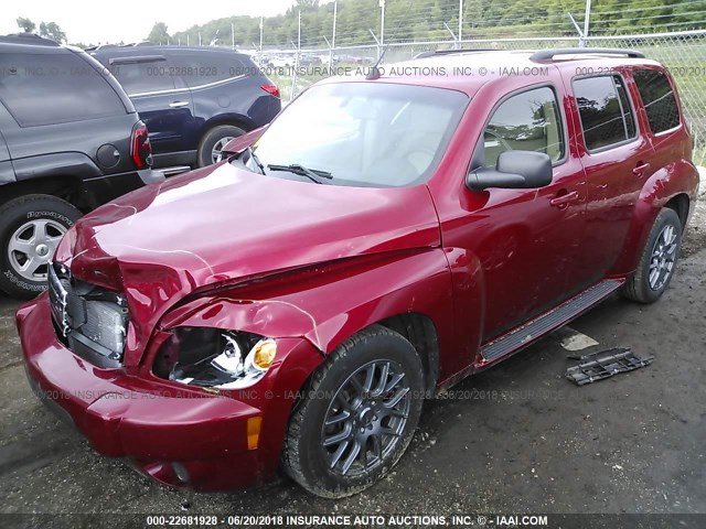 3GNBAADB2AS537297 - 2010 CHEVROLET HHR LS MAROON photo 2