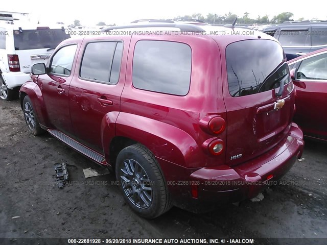 3GNBAADB2AS537297 - 2010 CHEVROLET HHR LS MAROON photo 3