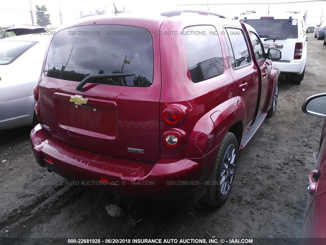 3GNBAADB2AS537297 - 2010 CHEVROLET HHR LS MAROON photo 4