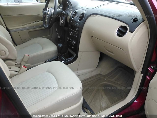3GNBAADB2AS537297 - 2010 CHEVROLET HHR LS MAROON photo 5