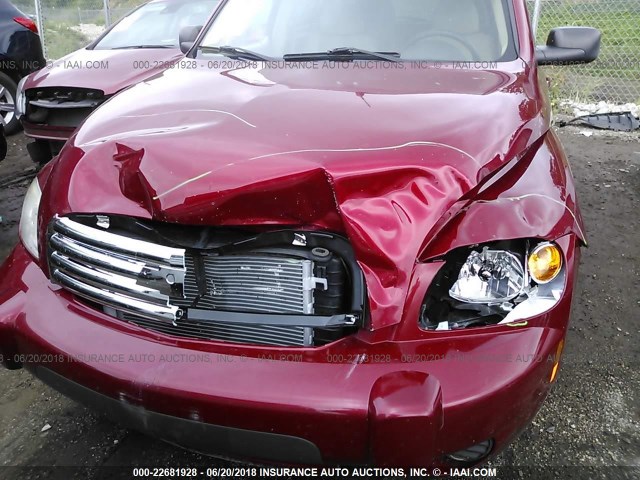 3GNBAADB2AS537297 - 2010 CHEVROLET HHR LS MAROON photo 6