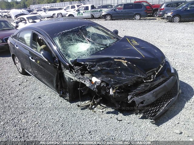 KMHEC4A43CA056661 - 2012 HYUNDAI SONATA HYBRID BLACK photo 1