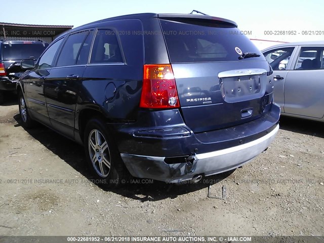 2A8GM68X87R291296 - 2007 CHRYSLER PACIFICA TOURING BLUE photo 6