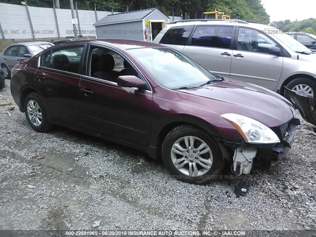 1N4AL2AP3CC195135 - 2012 NISSAN ALTIMA S BURGUNDY photo 1