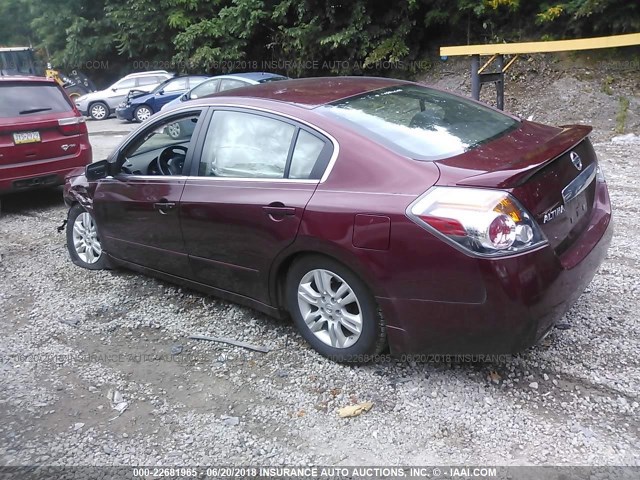 1N4AL2AP3CC195135 - 2012 NISSAN ALTIMA S BURGUNDY photo 3
